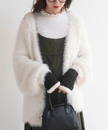 rps | フェザーロングカーディガン(カーディガン/ボレロ)