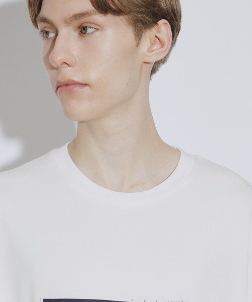 tk.TAKEO KIKUCHI（ティーケータケオキクチ）の「◆ディストーションTシャツ（Tシャツ/カットソー・メンズ・ブラック/オフホワイト/ダークグレー・02/03）」の8枚目の写真