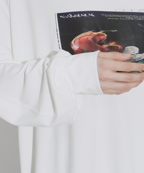 tk.TAKEO KIKUCHI（ティーケータケオキクチ）の「◆ディストーションTシャツ（Tシャツ/カットソー・メンズ・ブラック/オフホワイト/ダークグレー・02/03）」の10枚目の写真