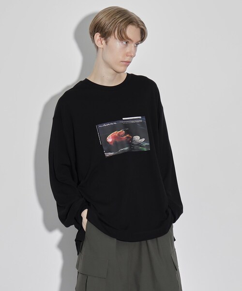 tk.TAKEO KIKUCHI（ティーケータケオキクチ）の「◆ディストーションTシャツ（Tシャツ/カットソー・メンズ・ブラック/オフホワイト/ダークグレー・02/03）」の21枚目の写真