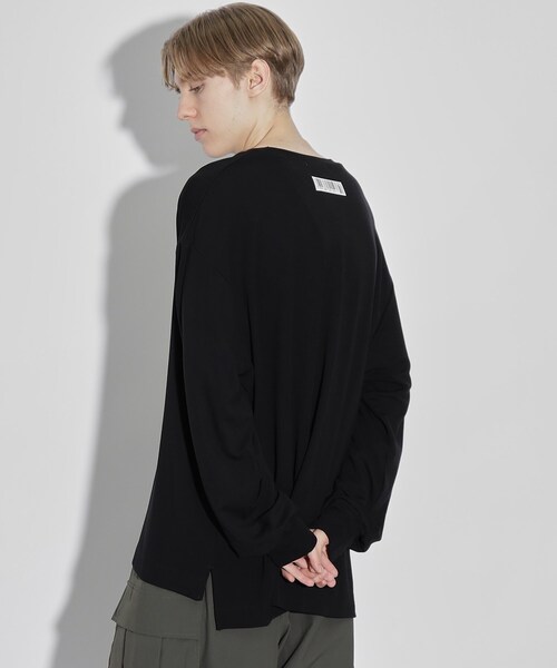 tk.TAKEO KIKUCHI（ティーケータケオキクチ）の「◆ディストーションTシャツ（Tシャツ/カットソー・メンズ・ブラック/オフホワイト/ダークグレー・02/03）」の22枚目の写真