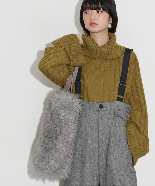 THE YOn（ザヨン）の「エコファービッグトートバッグ（トートバッグ・レディース・ブラウン/グレー・FREE）」の10枚目の写真