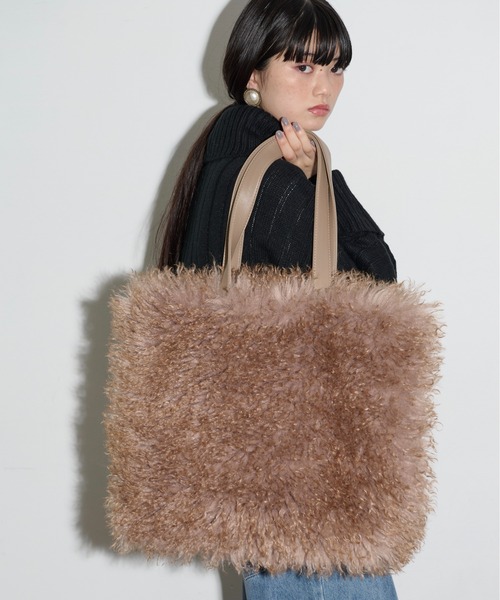 THE YOn（ザヨン）の「エコファービッグトートバッグ（トートバッグ・レディース・ブラウン/グレー・FREE）」の11枚目の写真