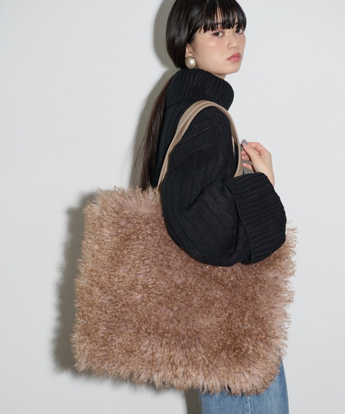 THE YOn（ザヨン）の「エコファービッグトートバッグ（トートバッグ・レディース・ブラウン/グレー・FREE）」の22枚目の写真