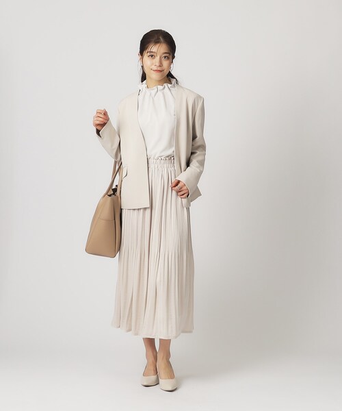 SHOO・LA・RUE（シューラルー）の「◆【デイリー/セレモニーにも】ヴィンテージサテン プリーツスカート【CIRCRIC】（スカート・レディース・ベージュ系その他7/ブラック系3/ブルー系3/ブラック系5・00）」の11枚目の写真