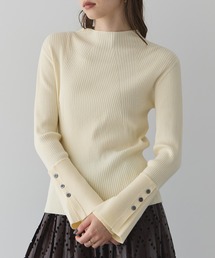 YECCA VECCA | 袖口レイヤードリブニット(ニット/セーター)