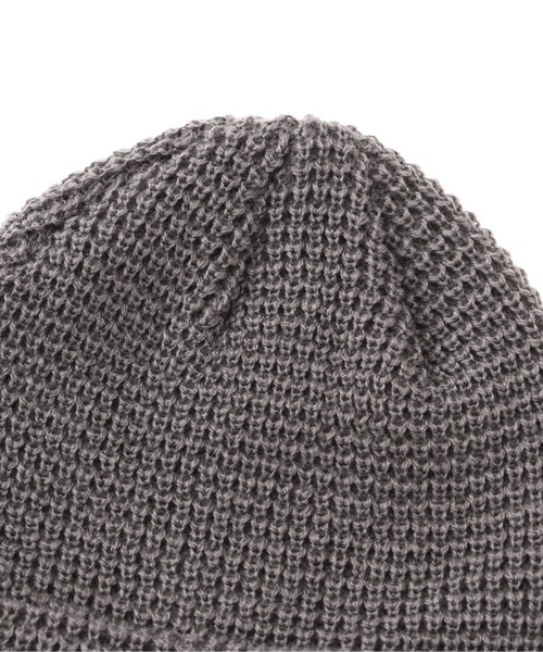 N.（N. Natural Beauty Basic）（エヌエヌナチュラルビューティーベーシック）の「◆ワッフルニットキャップ（ニットキャップ/ビーニー・レディース・グレー/ブラック・ﾌﾘ-）」の10枚目の写真