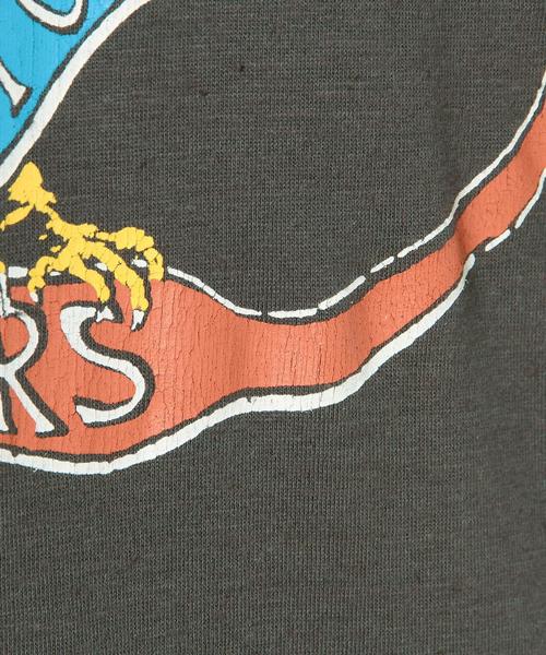 Another Edition（アナザーエディション）の「BIRDプリントフリンジロングTシャツ/AEBC　BIRDPrtフリンジロングT（Tシャツ/カットソー・レディース・ブラック・フリー）」の4枚目の写真