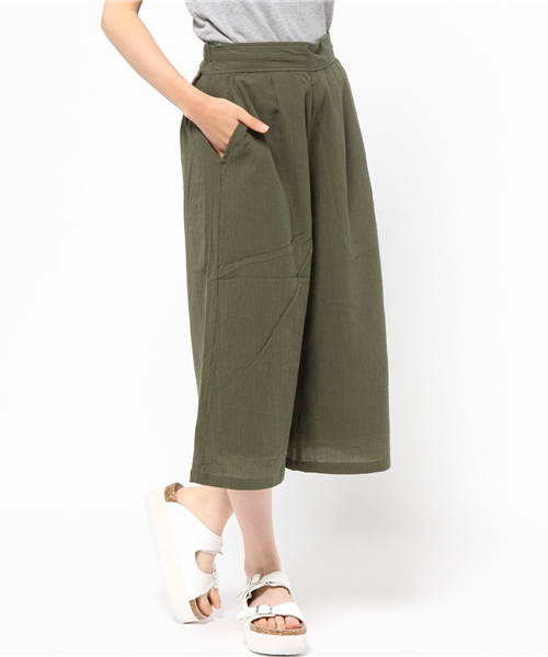 CIAOPANIC TYPY（チャオパニックティピー）の「ハイツイストコットンガウチョ（その他パンツ・レディース・ネイビー/その他19/ホワイト/オリーブ/その他18・MEDIUM/SMALL）」の12枚目の写真