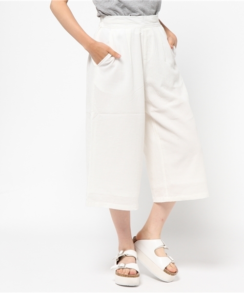 CIAOPANIC TYPY（チャオパニックティピー）の「ハイツイストコットンガウチョ（その他パンツ・レディース・ネイビー/その他19/ホワイト/オリーブ/その他18・MEDIUM/SMALL）」の2枚目の写真