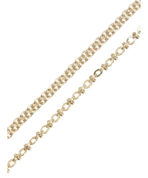 EMODA（エモダ）の「ダブルチェーン2WAYネックレス（ネックレス・レディース・シルバー/ゴールド・FREE）」の9枚目の写真