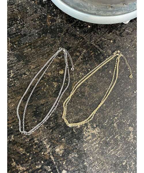 EMODA（エモダ）の「ダブルチェーン2WAYネックレス（ネックレス・レディース・シルバー/ゴールド・FREE）」の15枚目の写真