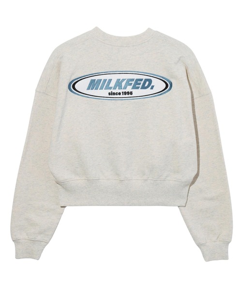【セール】OVAL LOGO DAILY CREW NECK SWEAT TOP（スウェット）｜MILKFED.（ミルクフェド）