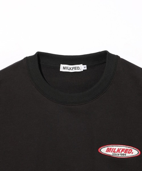 【セール】OVAL LOGO DAILY CREW NECK SWEAT TOP（スウェット）｜MILKFED.（ミルクフェド）