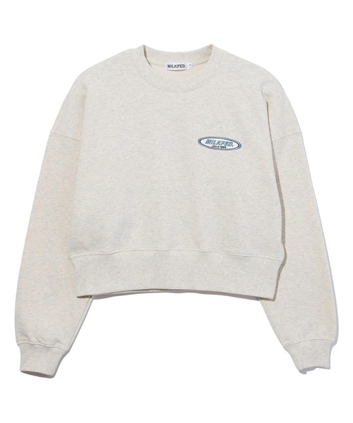 【セール】OVAL LOGO DAILY CREW NECK SWEAT TOP（スウェット）｜MILKFED.（ミルクフェド）