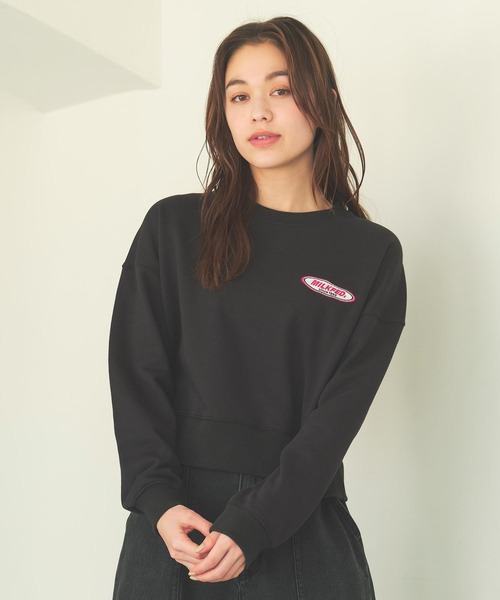 【セール】OVAL LOGO DAILY CREW NECK SWEAT TOP（スウェット）｜MILKFED.（ミルクフェド）