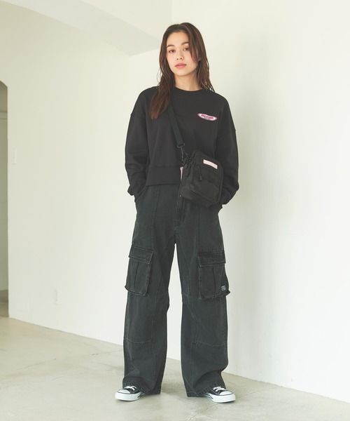 【セール】OVAL LOGO DAILY CREW NECK SWEAT TOP（スウェット）｜MILKFED.（ミルクフェド）