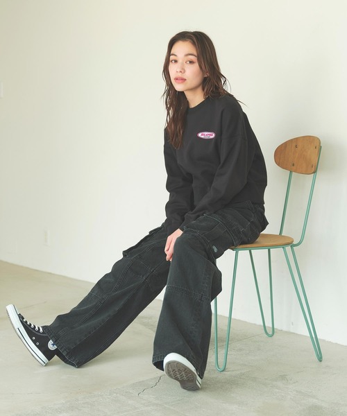 【セール】OVAL LOGO DAILY CREW NECK SWEAT TOP（スウェット）｜MILKFED.（ミルクフェド）
