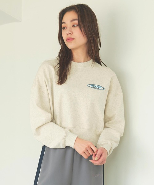 【セール】OVAL LOGO DAILY CREW NECK SWEAT TOP（スウェット）｜MILKFED.（ミルクフェド）