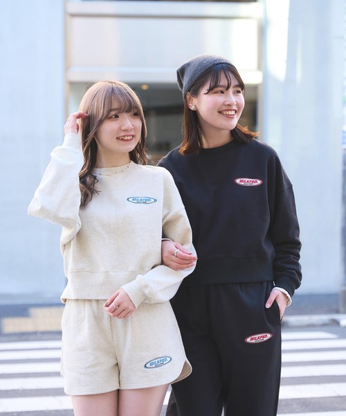 【セール】OVAL LOGO DAILY CREW NECK SWEAT TOP（スウェット）｜MILKFED.（ミルクフェド）