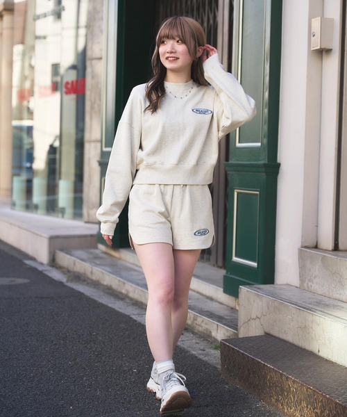 【セール】OVAL LOGO DAILY CREW NECK SWEAT TOP（スウェット）｜MILKFED.（ミルクフェド）