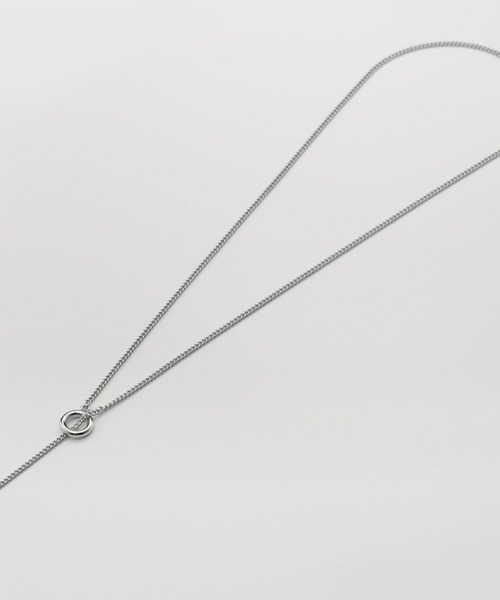 HARE（ハレ）の「【SILVER925】シルバーストーントップラリエット(HARE)（ネックレス・メンズ・ブラック/グリーン・FREE）」の5枚目の写真