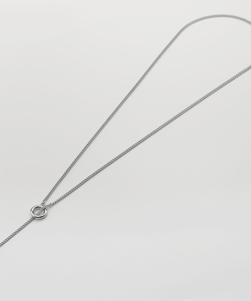 HARE（ハレ）の「【SILVER925】シルバーストーントップラリエット(HARE)（ネックレス・メンズ・ブラック/グリーン・FREE）」の4枚目の写真