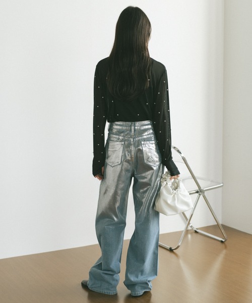 最終値下！DRIESVANNOTEN2018ssビジューチュールトップス DRIES VAN NOTEN - 最終値下！DRIESVANNOTEN2018ssビジューチュール