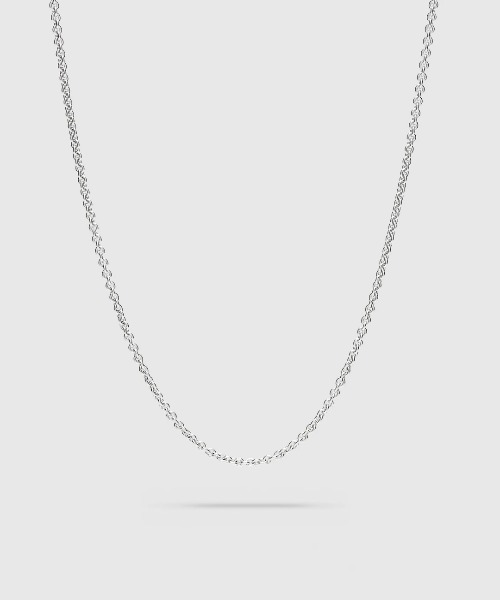 TOM WOOD（トムウッド）の「【TOMWOOD(トムウッド)】Rolo Chain シルバーネックレス 18inch（ネックレス・レディース・シルバー・18）」の6枚目の写真