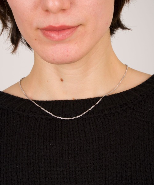 TOM WOOD（トムウッド）の「【TOMWOOD(トムウッド)】Rolo Chain シルバーネックレス 18inch（ネックレス・レディース・シルバー・18）」の3枚目の写真