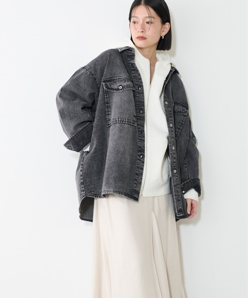 LARUTA（ラルータ）の「【LARUTA】デニムオーバーシャツ（シャツ