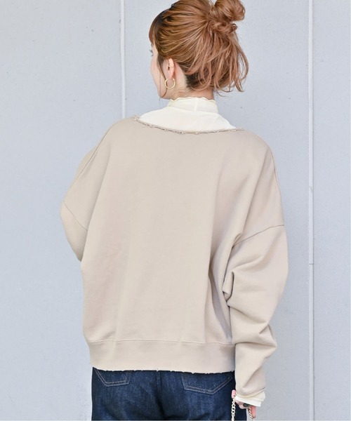 B.C STOCK（ベーセーストック）の「《追加2》シアータートルプルオーバー（Tシャツ/カットソー・レディース・ホワイト/チャコールグレー/ブラック・FREE）」の16枚目の写真