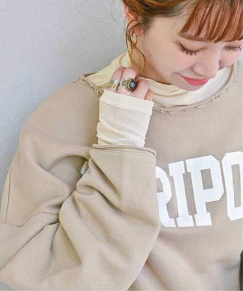 B.C STOCK（ベーセーストック）の「《追加2》シアータートルプルオーバー（Tシャツ/カットソー・レディース・ホワイト/チャコールグレー/ブラック・FREE）」の17枚目の写真