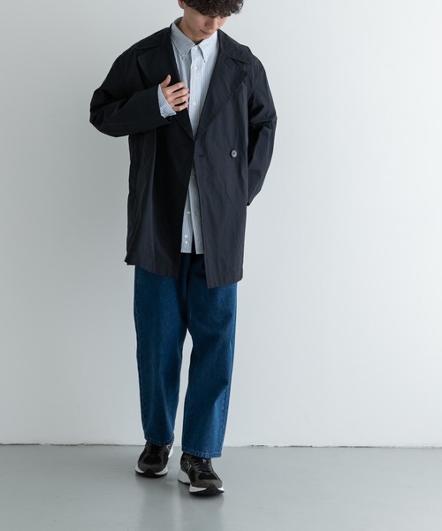 FORK&SPOON（フォークアンドスプーン）の「FORK&SPOON　オーバーライトミドルコート（その他アウター・メンズ・ベージュ/ネイビー・4/5）」の7枚目の写真