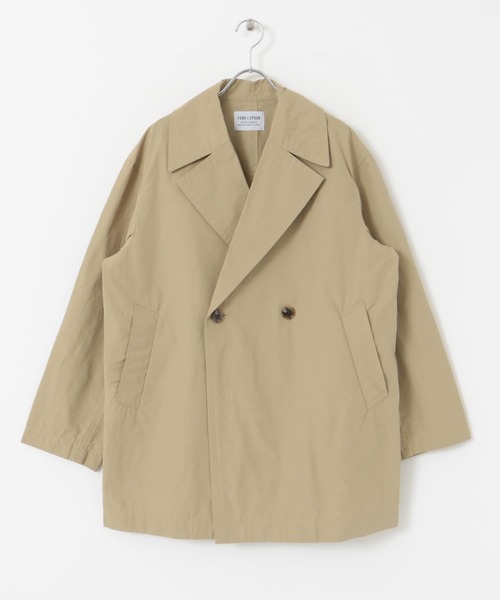 FORK&SPOON（フォークアンドスプーン）の「FORK&SPOON　オーバーライトミドルコート（その他アウター・メンズ・ベージュ/ネイビー・4/5）」の15枚目の写真
