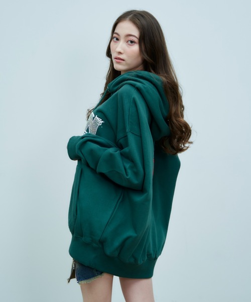 JUST A NOON（ジャストアヌーン）の「STONE LOGO HOODIE