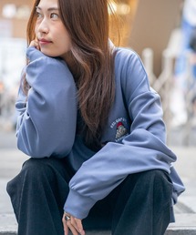 Red Cap Girl | 【UNIIT × RED CAP GIRL】 ワンポイント 襟配色 ダンボール ハーフジップポロ(ポロシャツ)