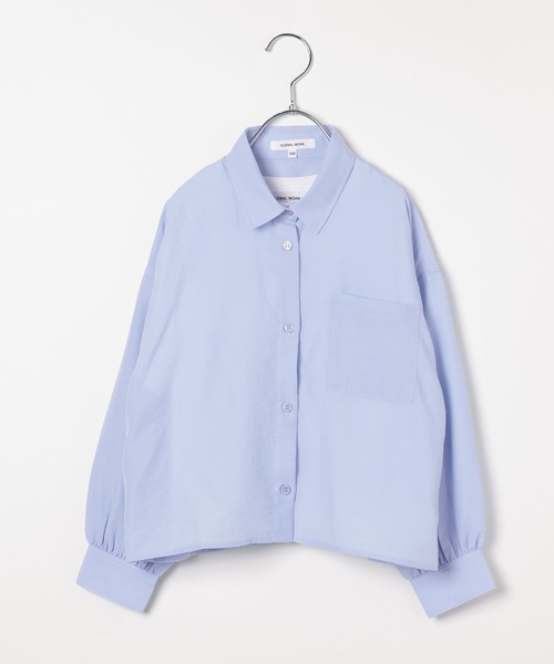 GLOBAL WORK（グローバルワーク）の「シャツインナーSET/990495（シャツ/ブラウス・キッズ・サックスブルー/クリーム・130cm/140cm/150cm/160cm/170cm）」の10枚目の写真