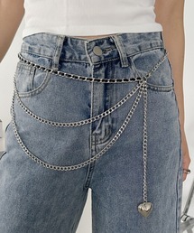 CLEA（クレア）の「ハートモチーフチェーンアクセベルト（ベルト）」