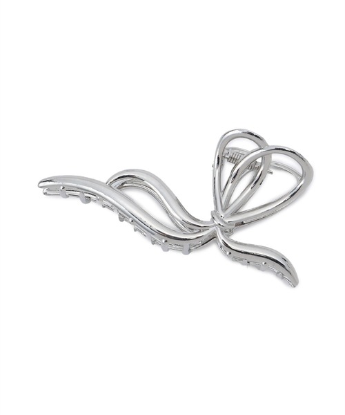 VIS（ビス）の「メタルリボンバンス（バレッタ/ヘアクリップ・レディース・ゴールド/シルバー・FREE）」の7枚目の写真