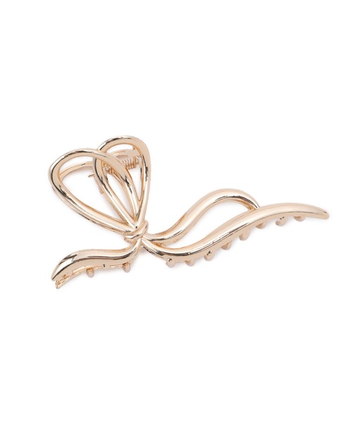 VIS（ビス）の「メタルリボンバンス（バレッタ/ヘアクリップ・レディース・ゴールド/シルバー・FREE）」の8枚目の写真