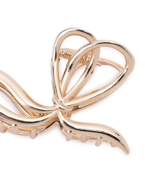 VIS（ビス）の「メタルリボンバンス（バレッタ/ヘアクリップ・レディース・ゴールド/シルバー・FREE）」の10枚目の写真