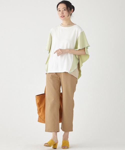 KRIFF MAYER Lady's Collection(クリフメイヤーレディースコレクション)の「メッシュツイル3つ星シェフパンツ(その他パンツ・レディース・チャコール/カラフル/カーキ/ネイビー/ベージュ/ブラック・MEDIUM/LARGE)」の19枚目の写真
