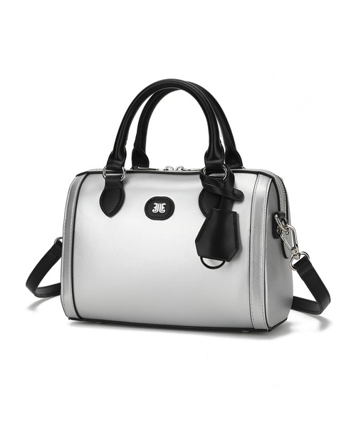 jouetie（ジュエティ）の「【jouetie/ジュエティ】キーハウス付き スムースミディアムボストンバッグ（ボストンバッグ・レディース・ダークグリーン/シルバー/オフホワイト/ブラック・FREE）」の4枚目の写真