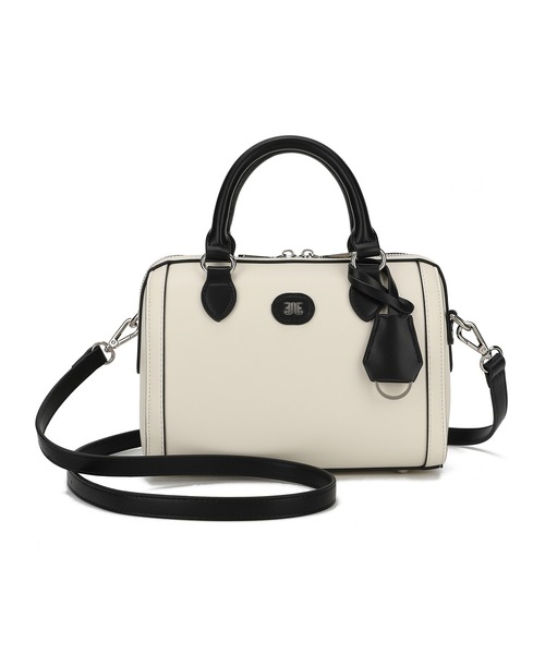 jouetie（ジュエティ）の「【jouetie/ジュエティ】キーハウス付き スムースミディアムボストンバッグ（ボストンバッグ・レディース・ダークグリーン/シルバー/オフホワイト/ブラック・FREE）」の15枚目の写真