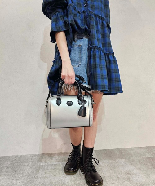 jouetie（ジュエティ）の「【jouetie/ジュエティ】キーハウス付き スムースミディアムボストンバッグ（ボストンバッグ・レディース・ダークグリーン/シルバー/オフホワイト/ブラック・FREE）」の11枚目の写真