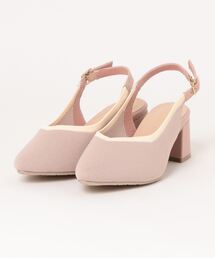 la farfa SHOES（ラ・ファーファ シューズ）の「la farfa shoes ニット使い バックバンドパンプス（パンプス）」
