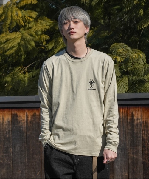 BANKS(バンクス)の「DESIGN TEE/BANKS(バンクス)長袖バックプリントロンT(Tシャツ/カットソー・メンズ・ブラック/オフホワイト/ナチュラル・MEDIUM/LARGE/X-LARGE)」の16枚目の写真