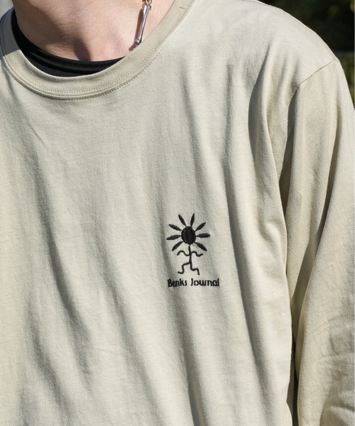 BANKS(バンクス)の「DESIGN TEE/BANKS(バンクス)長袖バックプリントロンT(Tシャツ/カットソー・メンズ・ブラック/オフホワイト/ナチュラル・MEDIUM/LARGE/X-LARGE)」の18枚目の写真