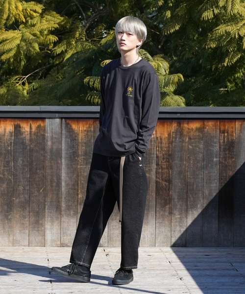BANKS(バンクス)の「DESIGN TEE/BANKS(バンクス)長袖バックプリントロンT(Tシャツ/カットソー・メンズ・ブラック/オフホワイト/ナチュラル・MEDIUM/LARGE/X-LARGE)」の9枚目の写真